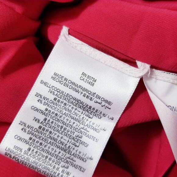 BCBGMaxAzria Jonesy Ruby Red Ruffle Mini Dress - Picture 12 of 13